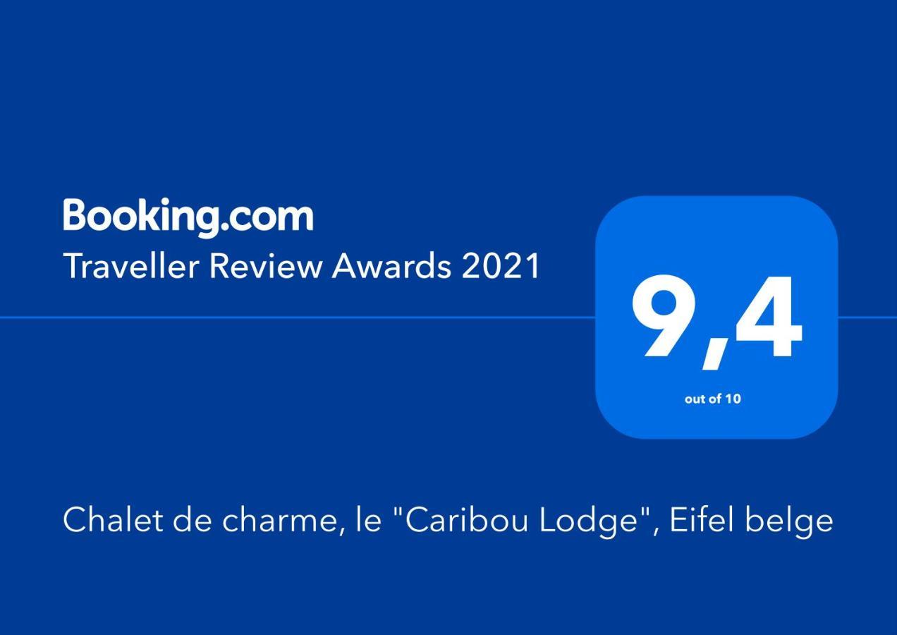 Chalet De Charme, Le "Caribou Lodge", Eifel Belge Bullange Luaran gambar